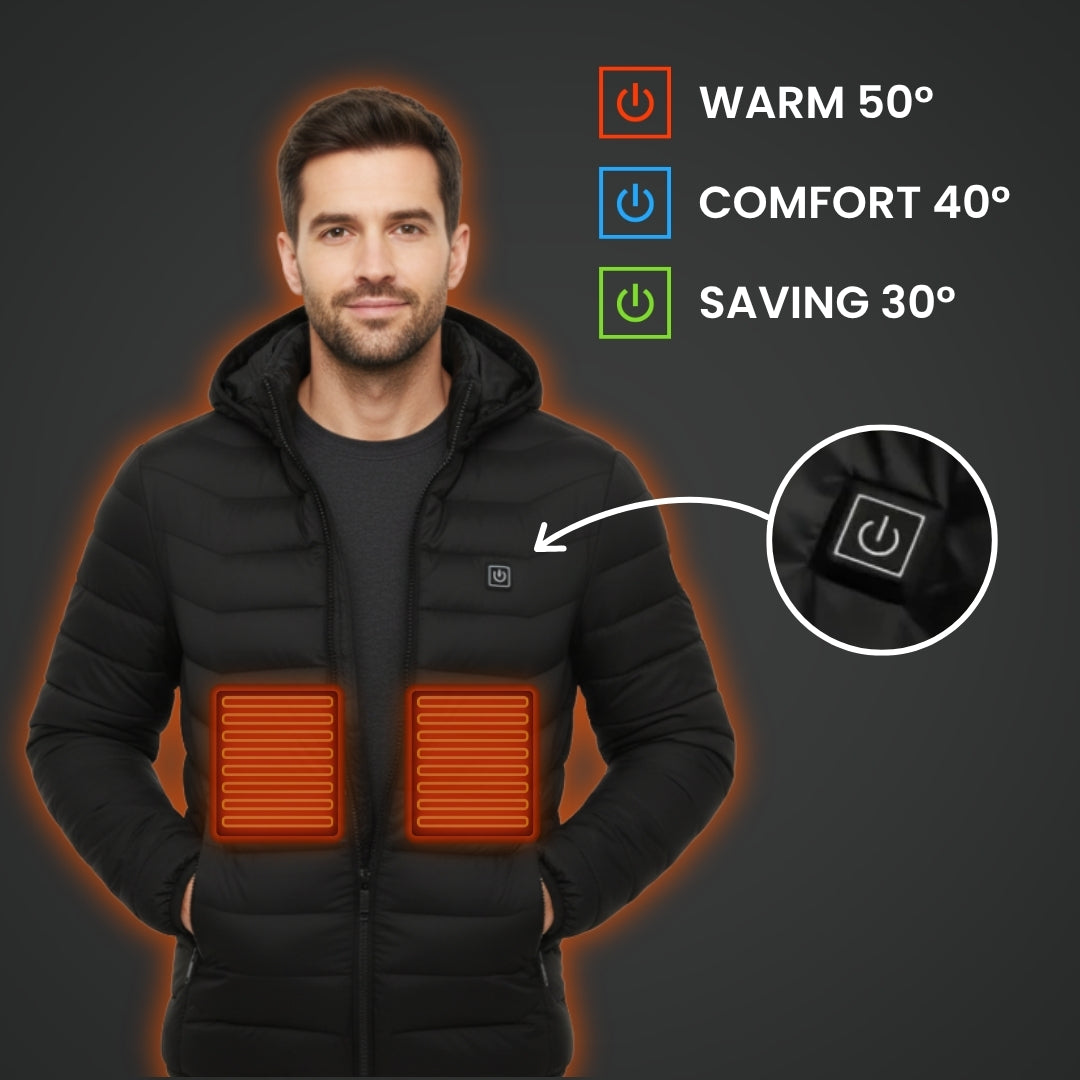 Heated Jacket With Included Power Bank
