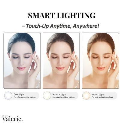 Valerie Travel Makeup Bag with LED Mirror