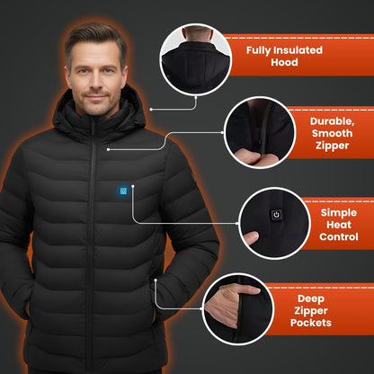 Heated Jacket With Included Power Bank