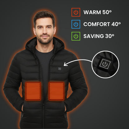 Heated Jacket With Included Power Bank