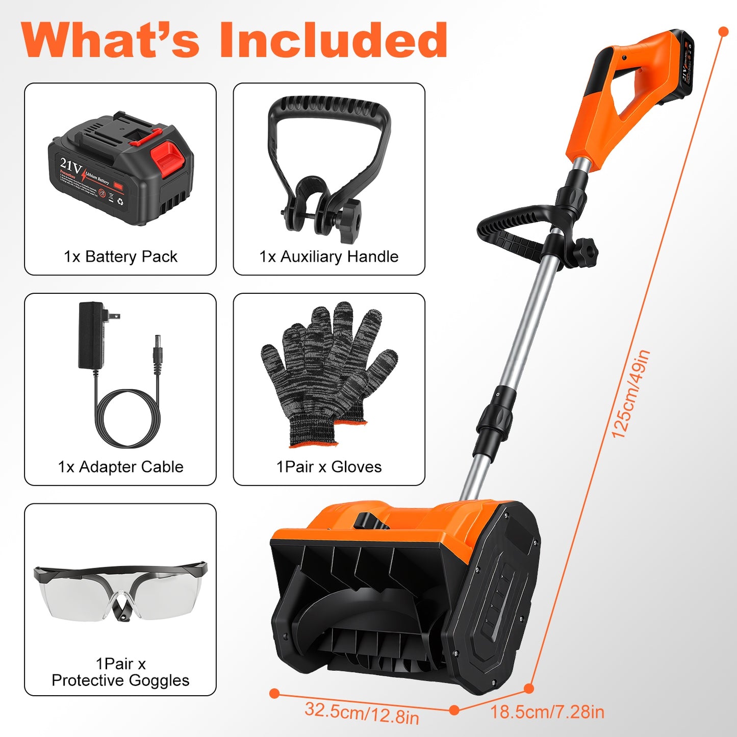 trello™ Cordless Electric Snow Shovel