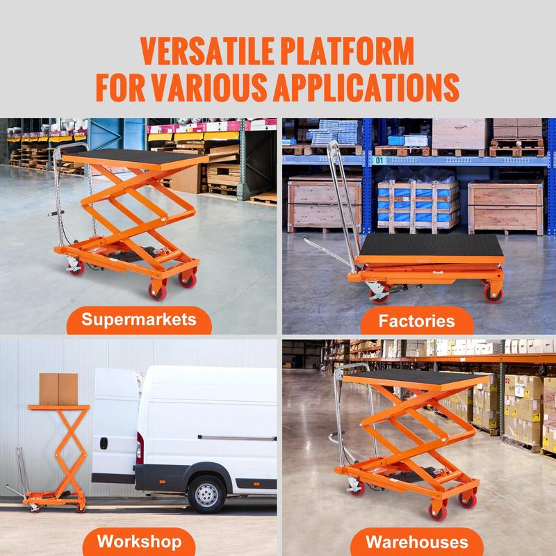 trello™ Hydraulic Lift Table Cart