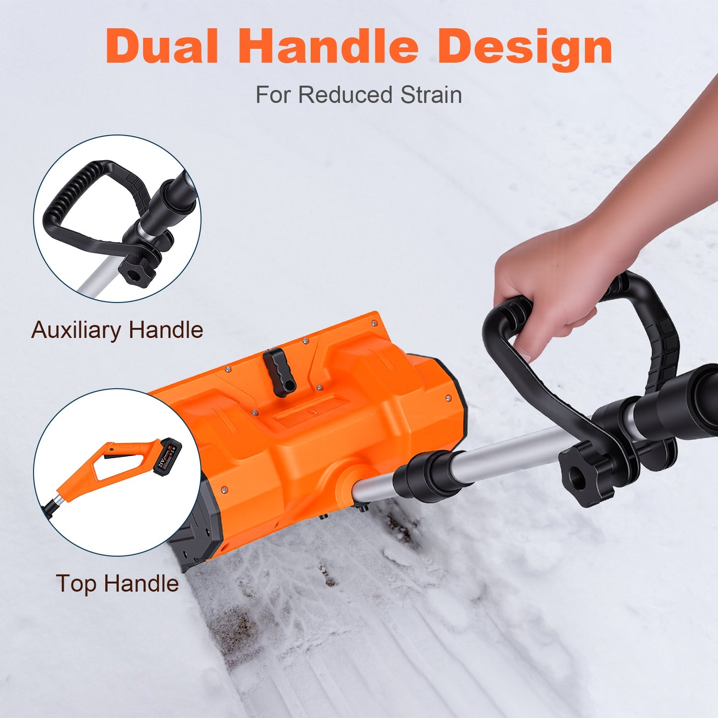 trello™ Cordless Electric Snow Shovel