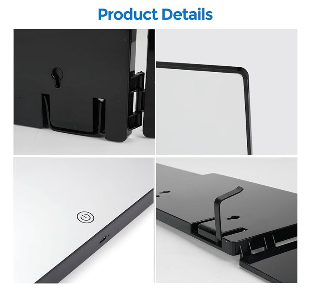 trello™ LED 3 Way Mirror