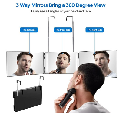 trello™ LED 3 Way Mirror